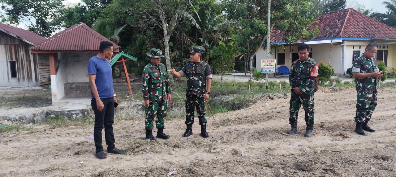 Peningkatan Infrastruktur Jalan Jadi Prioritas TMMD 128 Kodim 1014/Pbn