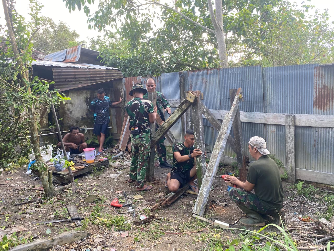 Satgas TMMD Ke-128 Kodim 1014/Pbn Hadirkan Harapan Baru bagi Warga Desa Sungai Hijau