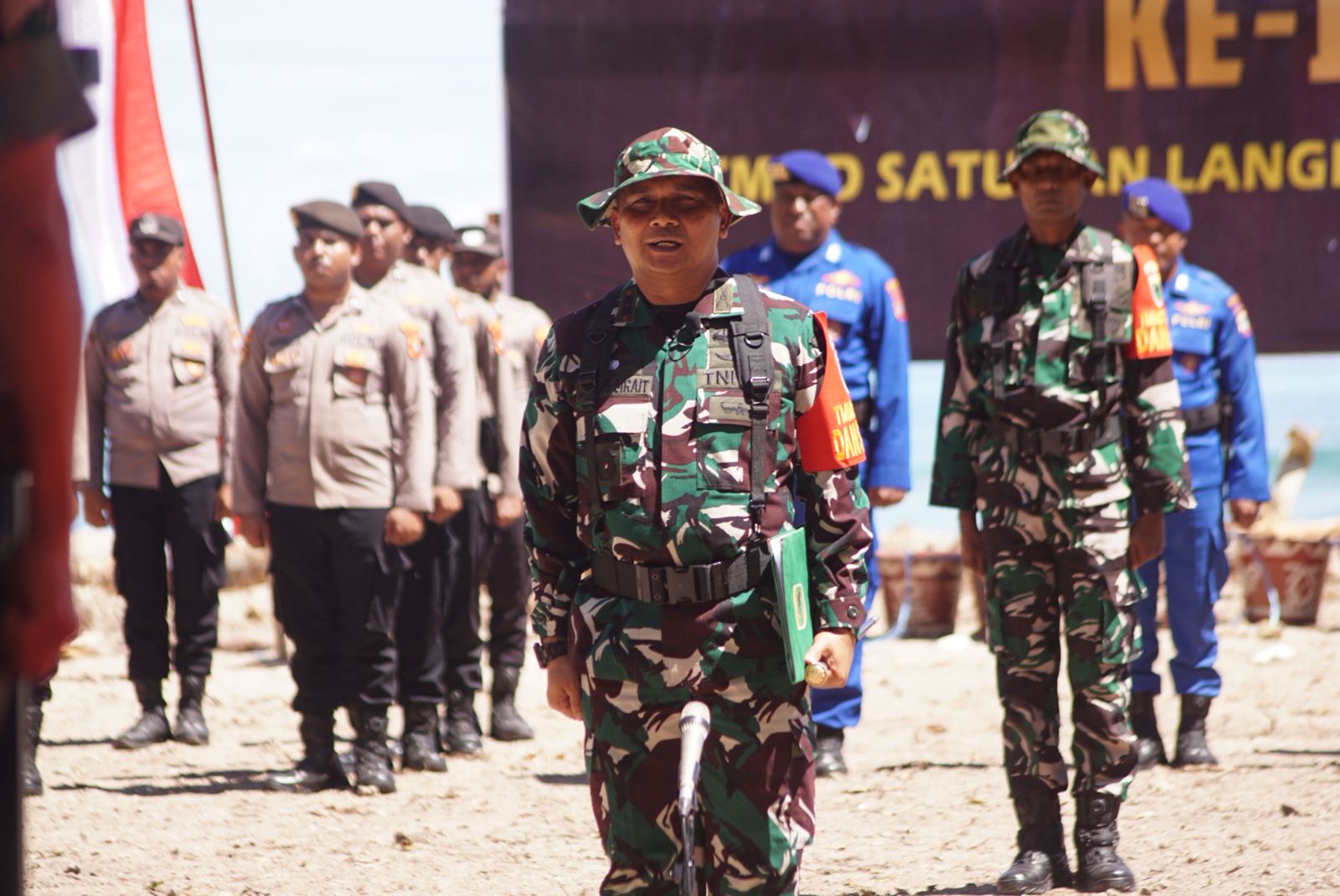TMMD Ke-128 Kodim 1801/Manokwari Tingkatkan Infrastruktur dan Kesejahteraan Warga