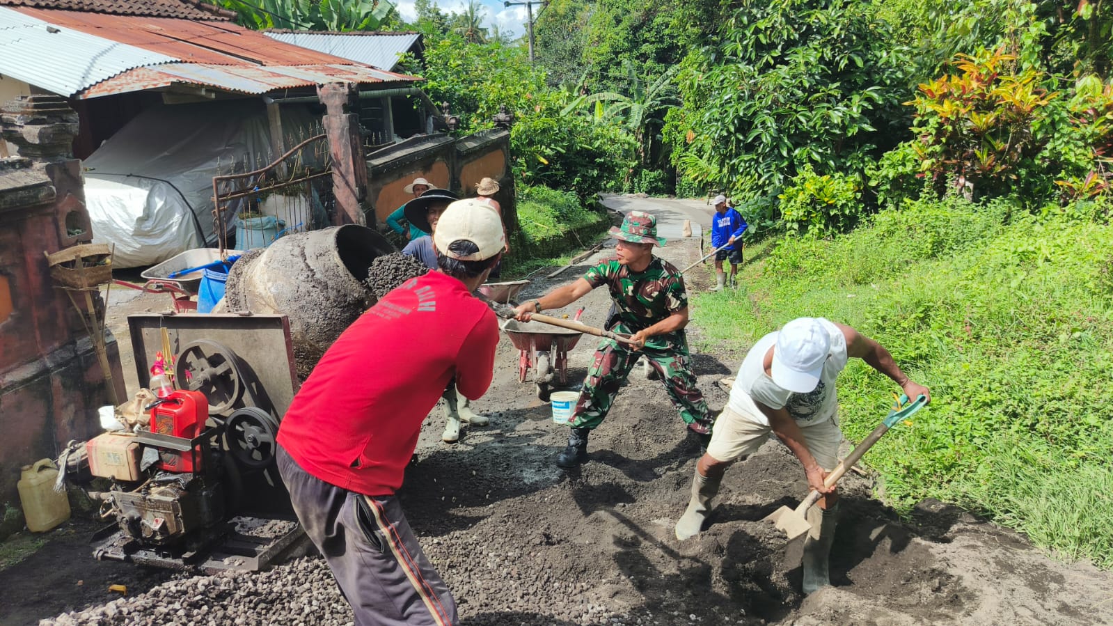 Prajurit Kodim 0103/Aceh Utara Tes Kesamaptaan di Lapangan Jenderal Sudirman