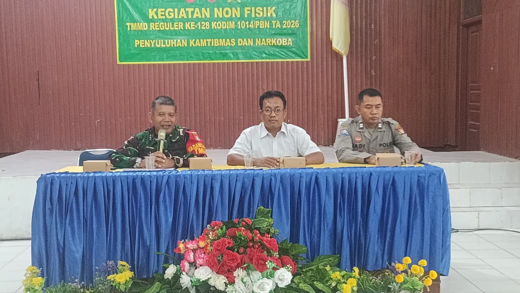 Edukasi Warga, TMMD 128 Tekankan Pentingnya Keamanan dan Bahaya Narkoba