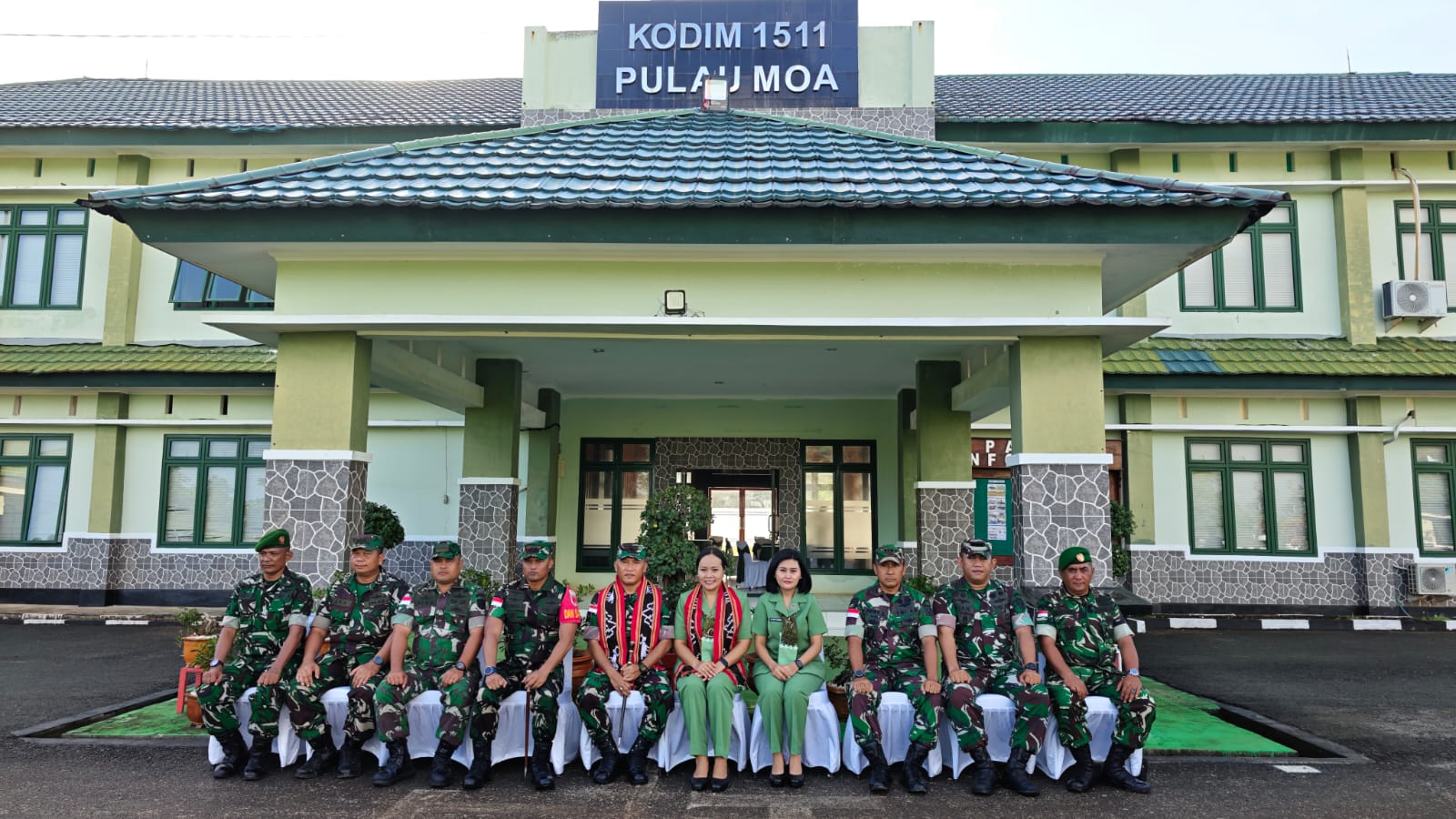 Danrem 151/Binaya Tanam Pohon Sukun di Makodim Pulau Moa, Wujud Dukungan Ketahanan Pangan