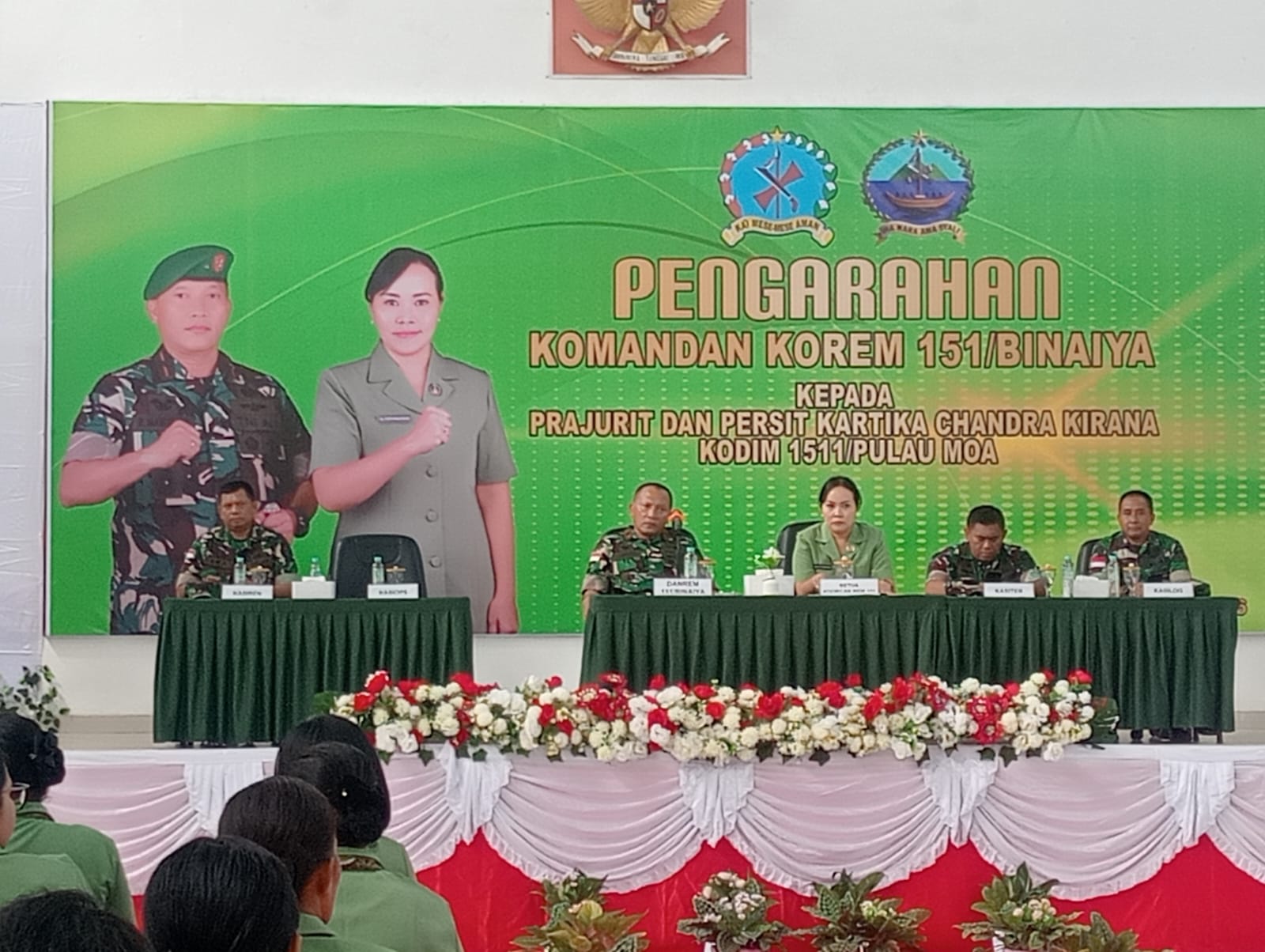 Danrem 151/Binaiya Tekankan Disiplin dan Profesionalisme Saat Beri Pengarahan di Kodim 1511/Pulau Moa