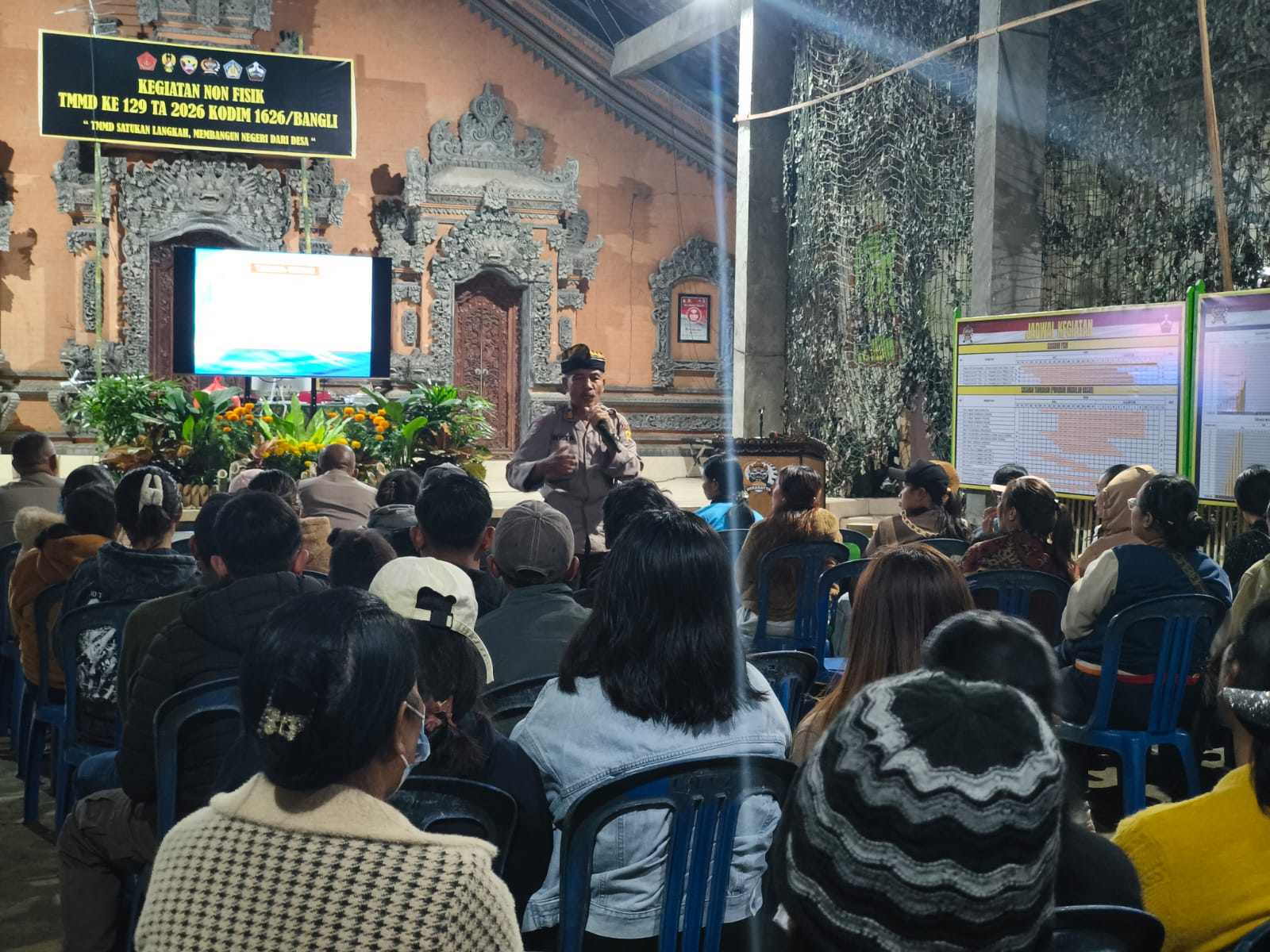 Peningkatan Kesadaran Narkoba di TMMD Ke-129 Kodim 1626/Bangli