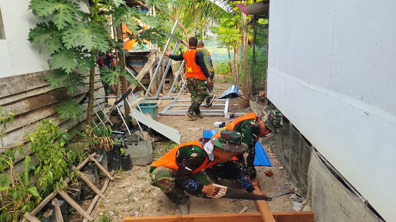 Transformasi Desa Bandaraya Melalui Pembangunan MCK TMMD 129