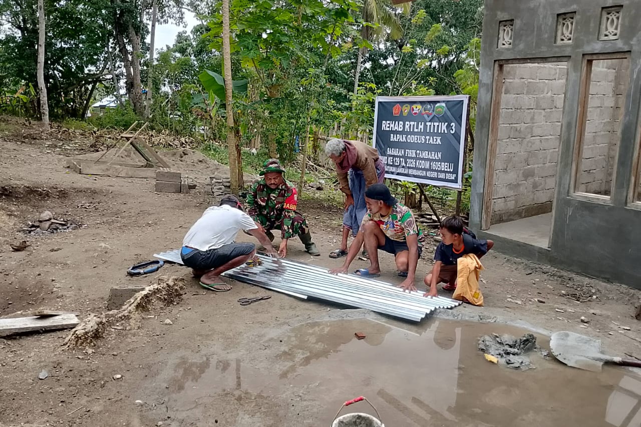 Kerja Bersama Mewujudkan Hunian Sehat di Malaka