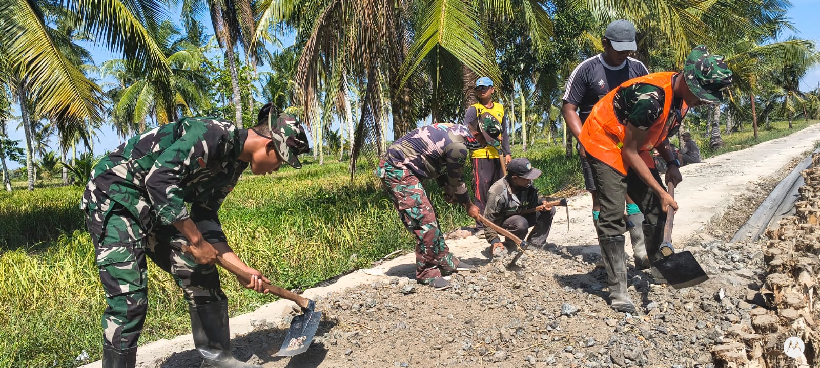 Satgas TMMD Ke-129 Kebut Peningkatan Badan Jalan 1,2 Kilometer Demi Lancarkan Mobilitas Warga
