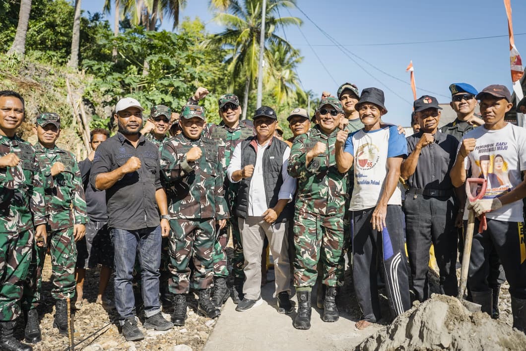 Kunjungan Wairjenad dalam TMMD Ke-129 Kodim 1311/Morowali: Dukung Kerjasama TNI dengan Masyarakat