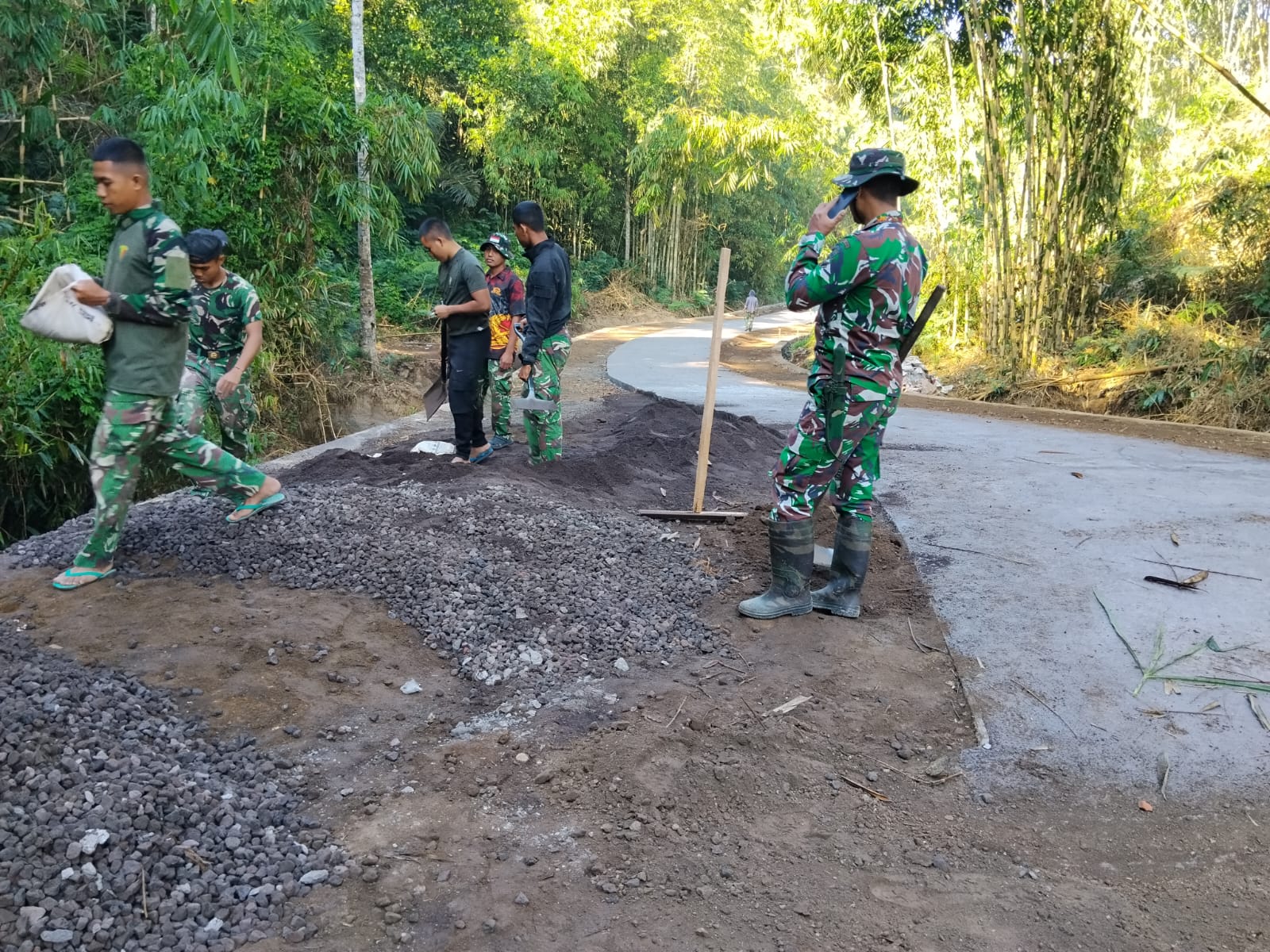 Optimalisasi Infrastruktur oleh Satgas TMMD Ke-129 Kodim 1626/Bangli