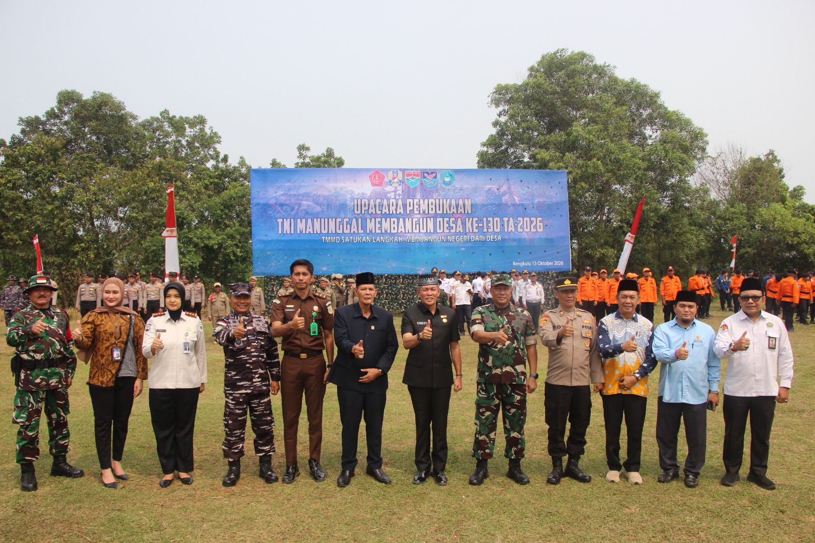 Kedekatan Warga Kandang Limun dalam Rangkaian TMMD ke-130 di Bengkulu