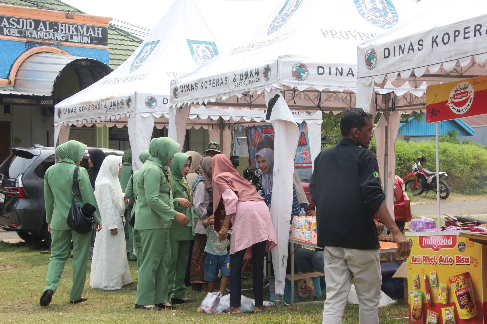 Bazaar UMKM Kandang Limun Meriahkan Program Pembangunan TNI di Bengkulu