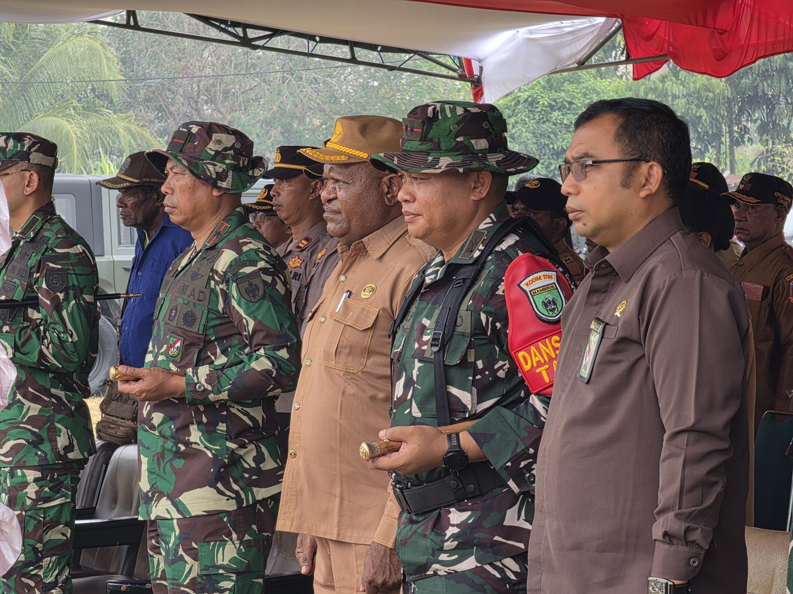 Dwi Palwanto pimpin upacara inaugurasi TMMD Ke-130 di Wanggar Sari