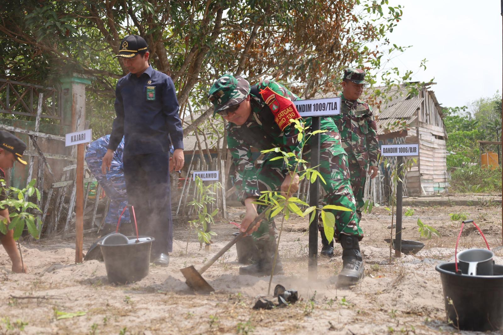 Transformasi Desa Karang Rejo: TNI Gelar Aksi Hijau pada TMMD Ke-130